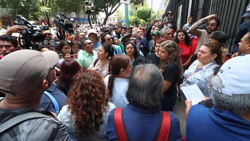 Acudieron a la Secretaría de Gobernación